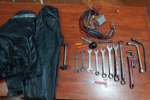 Indivíduo furta ferramentas de posto de combustível em Bandeirantes e é preso pela Polícia Militar