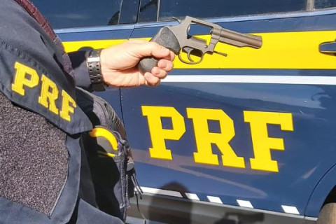 PRF realiza terceira apreensão de arma de fogo em menos de 24 horas