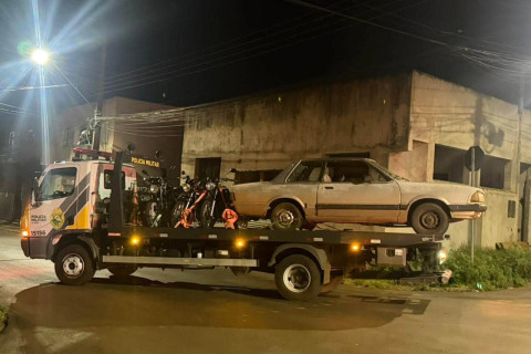 POLÍCIA MILITAR DEFLAGRA OPERAÇÃO FORÇA TOTAL BRASIL XXX EM CORNÉLIO PROCÓPIO E RETIRA 13 VEÍCULOS IRREGULARES DE CIRCULAÇÃO