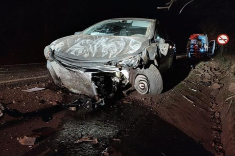 Idoso morador de Bandeirantes morre na rodovia PR-431, em Jacarezinho, na noite desta sexta-feira (29)