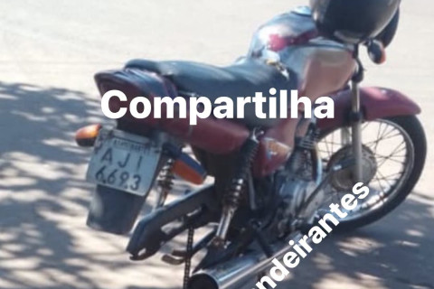 Morador da Vila IBC em Bandeirantes tem moto furtada na noite de quinta feira