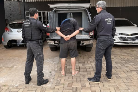 Suspeito da prática dos crimes de produção de material pornográfico envolvendo crianças e adolescentes é preso pela Polícia Civil de Bandeirantes